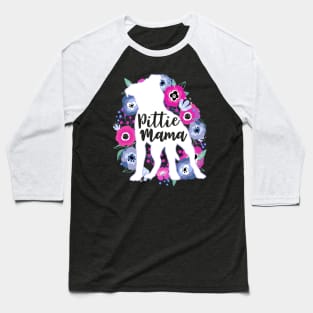 Pittie Mama Baseball T-Shirt